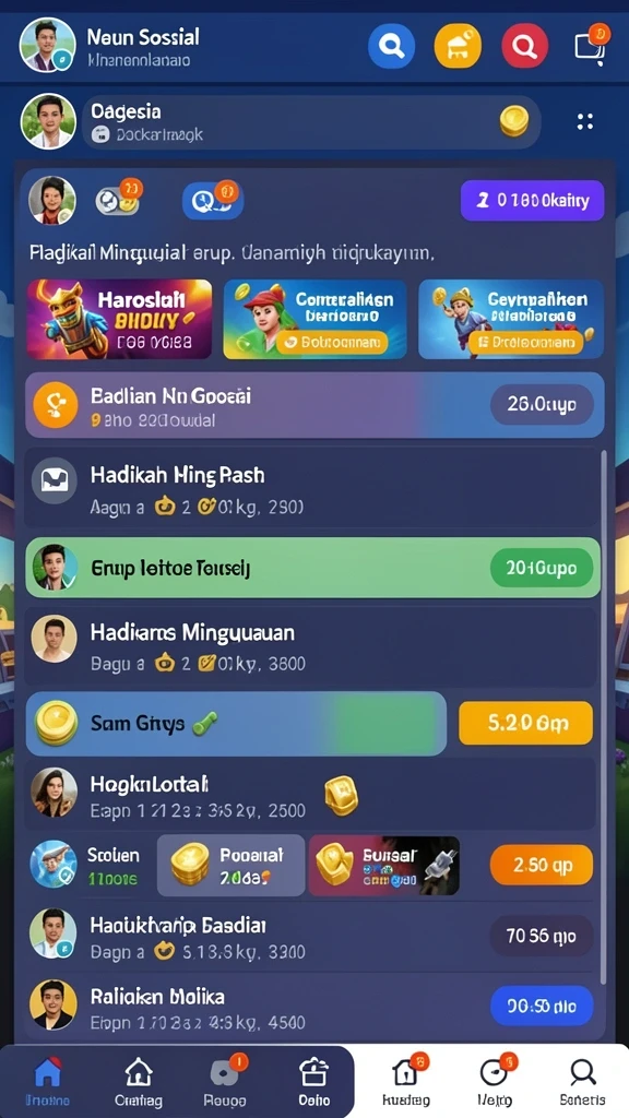 Tampilan antarmuka pengguna yang intuitif.