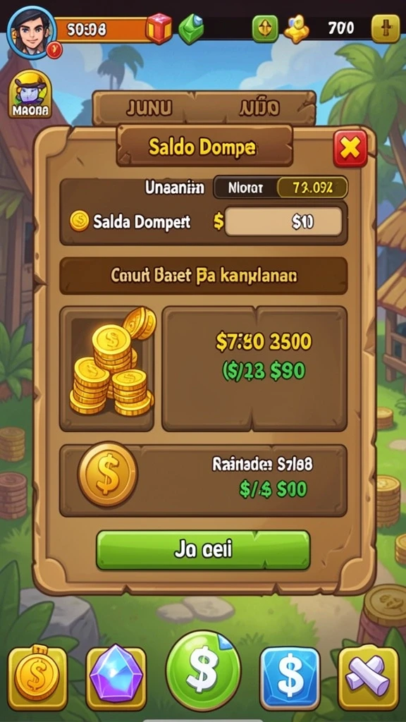 Tampilan sistem reward yang memanjakan pengguna.