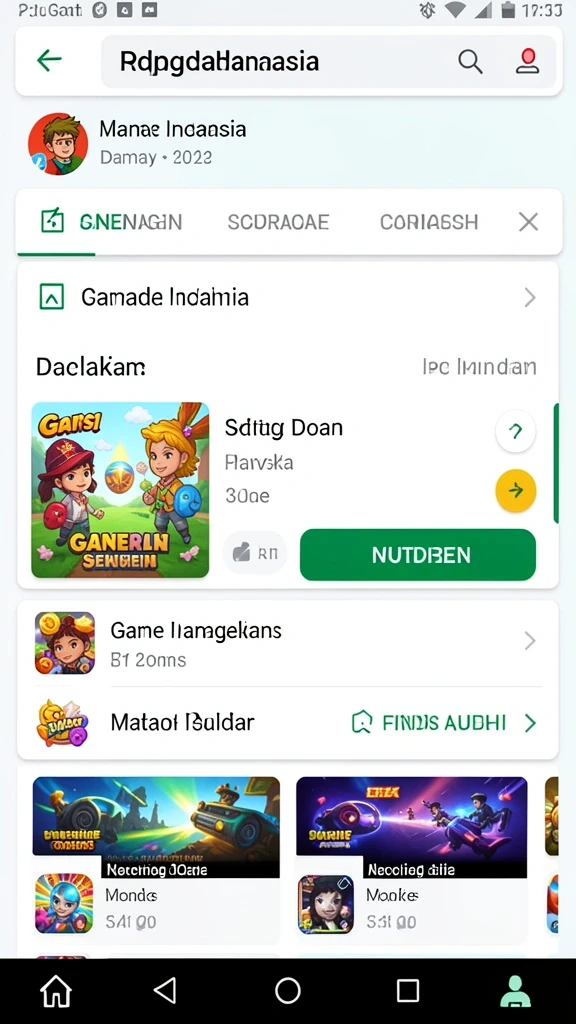 Tampilan menu yang user-friendly.