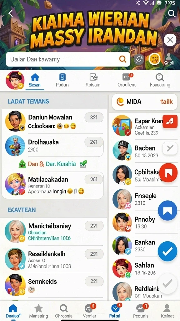Pengalaman permainan yang seru dan adiktif di setiap sesi.