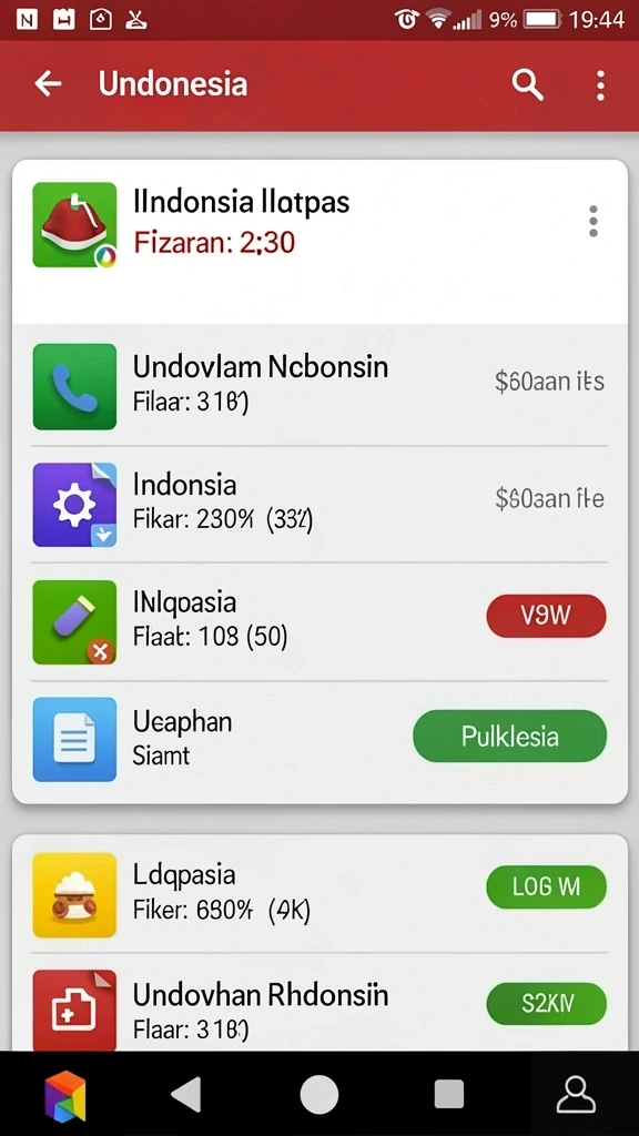 Screenshot ilustrasi upgrade senjata karakter.