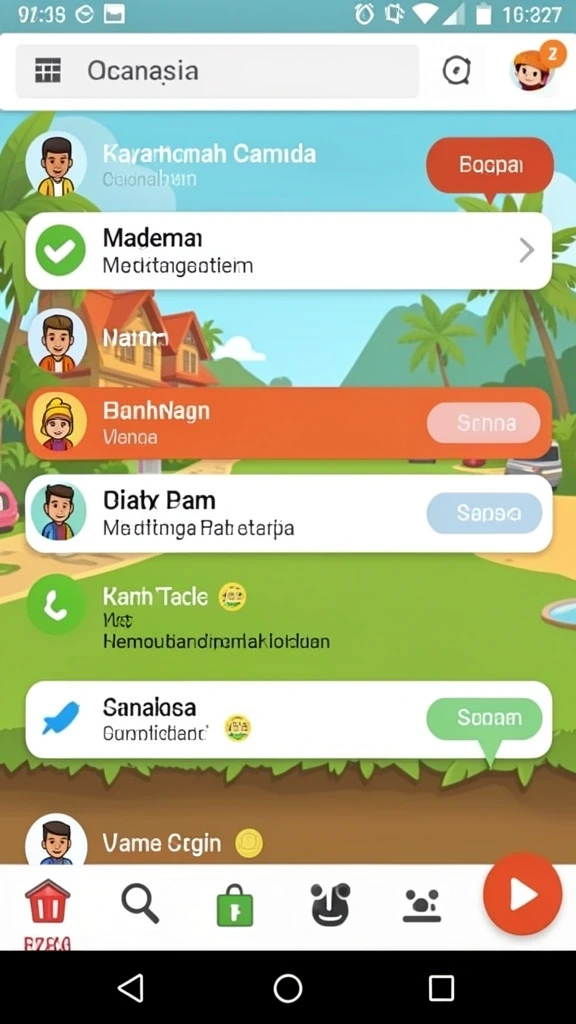 Tampilan antarmuka pengguna yang intuitif.