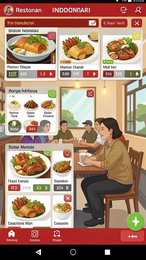 Tampilan antarmuka yang menarik dan intuitif.
