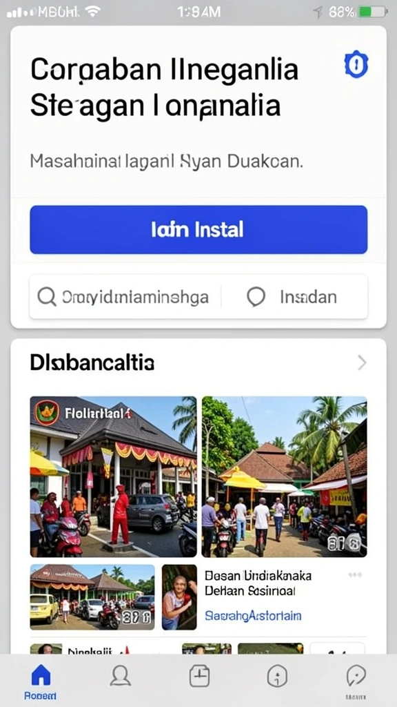 Screenshot menunjukkan pertempuran epik dengan monster besar.