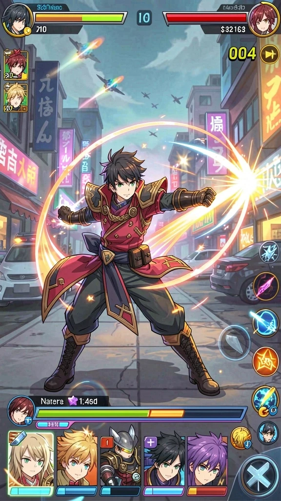 Screenshot menunjukkan tampilan menu permainan yang menarik.