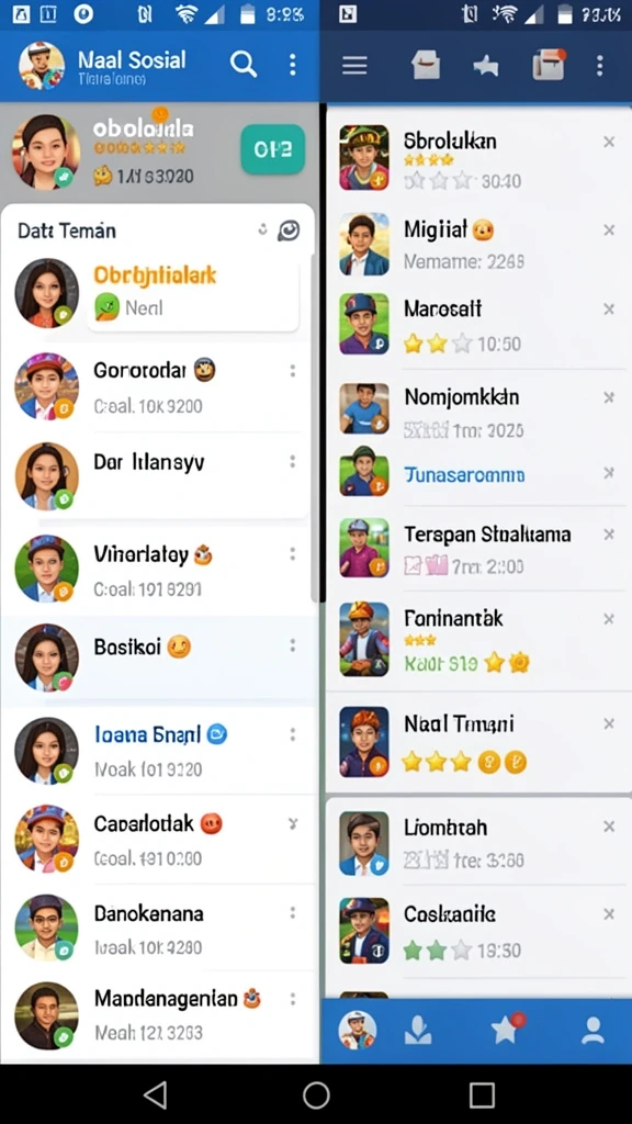 Informasi statistik yang membantu pemain dalam memilih nomor.