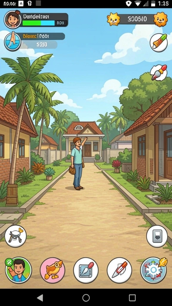 Fitur multiplayer yang memungkinkan bermain bersama teman.