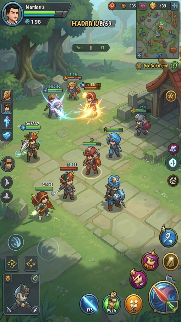 Screenshot menunjukkan karakter utama dalam aksi.