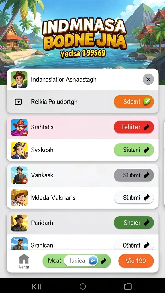 Tangkapan layar aksi yang mendebarkan saat bertarung di level baru.