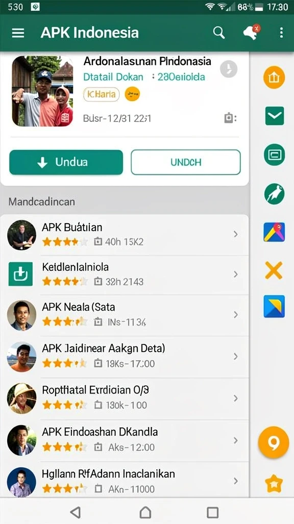 Tampilan antarmuka yang modern dan menarik.