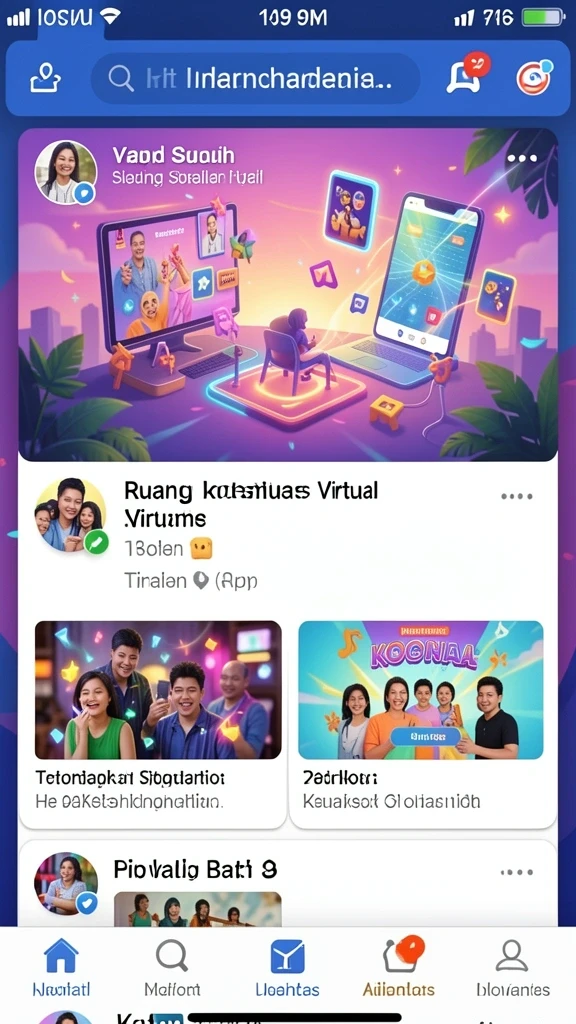 Screenshot 3: Tampilan komunitas pemain LNTERWIN yang aktif.