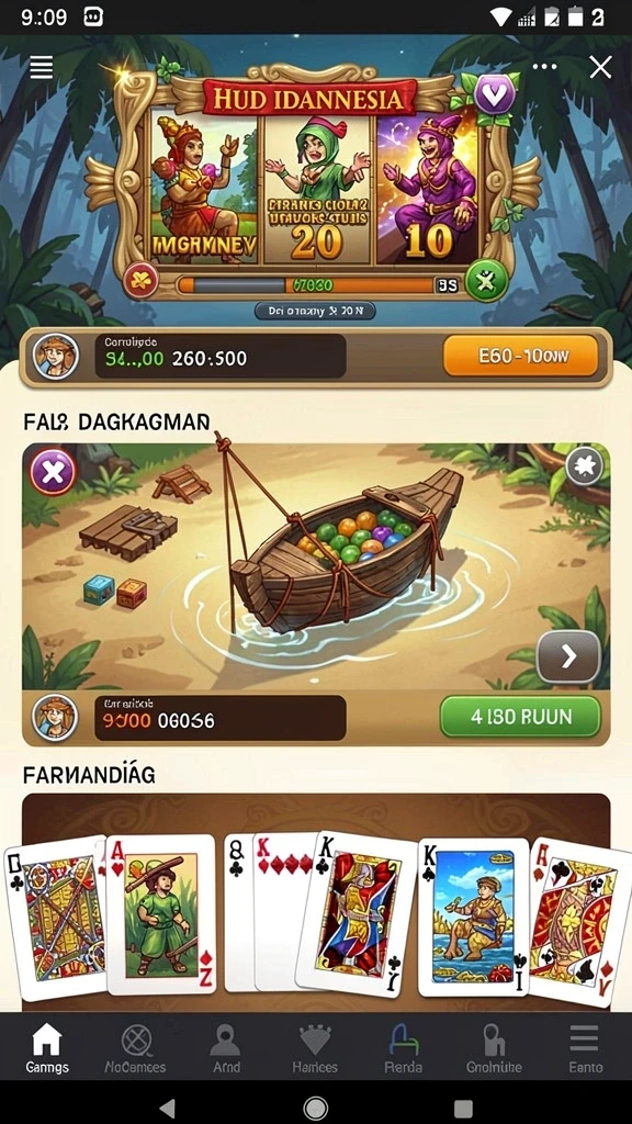 Tampilan antarmuka yang menarik dan modern.