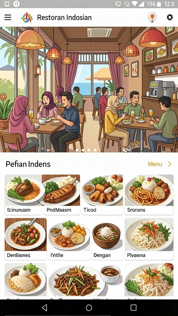 Tampilan antarmuka yang bersih dan intuitif.
