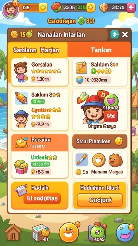 Screenshot menampilkan fitur multiplayer yang seru.