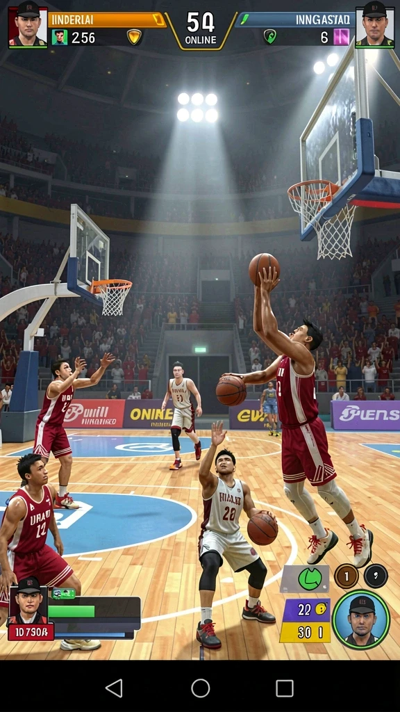 Tampilan fitur multiplayer yang memikat.