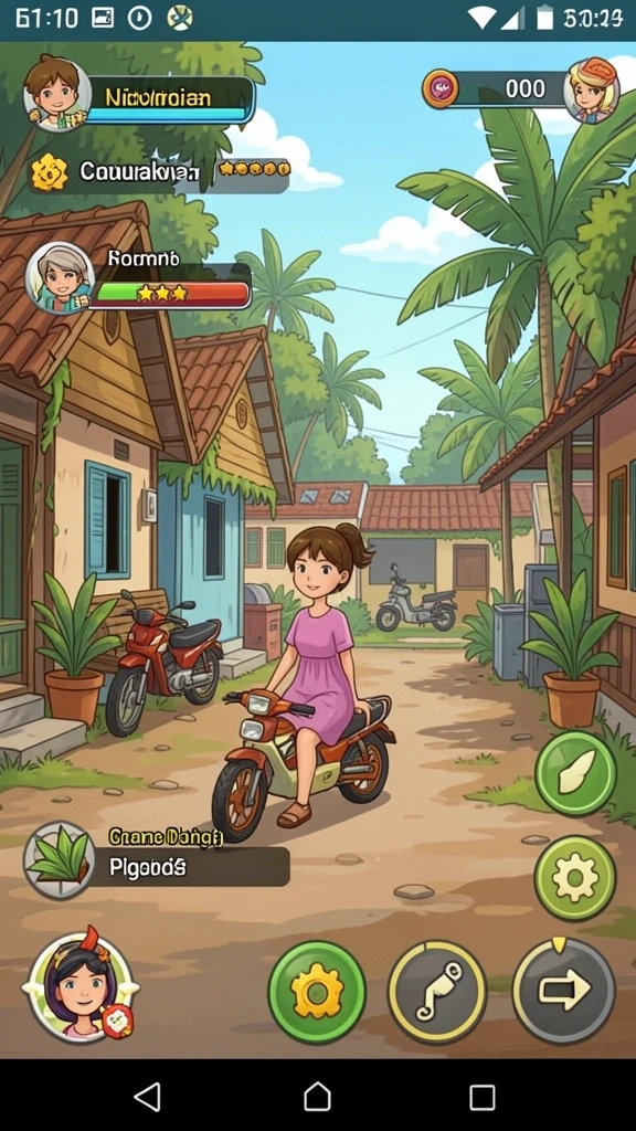 Tampilan antarmuka QGLUCKY yang ramah pengguna.
