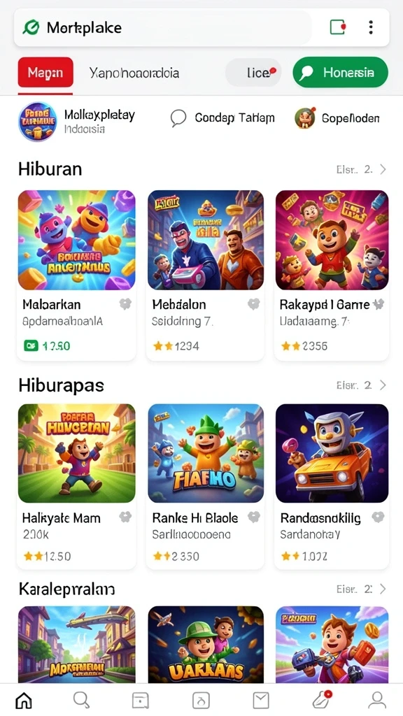 Tampilan antarmuka yang menarik dan mudah digunakan.