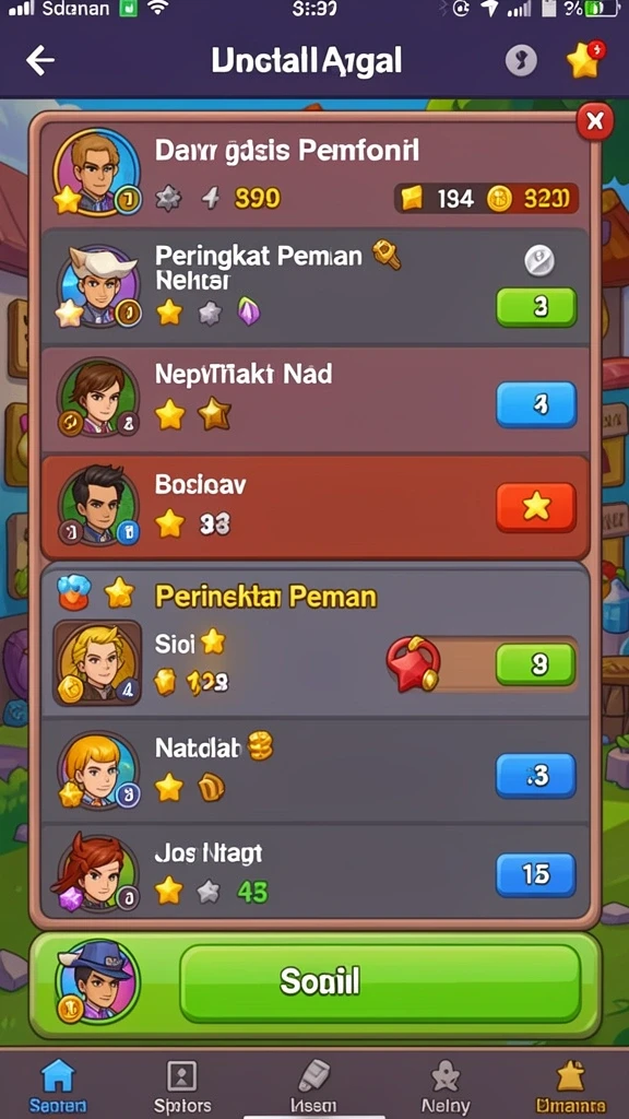 Tampilan antarmuka yang bersih dan menarik.