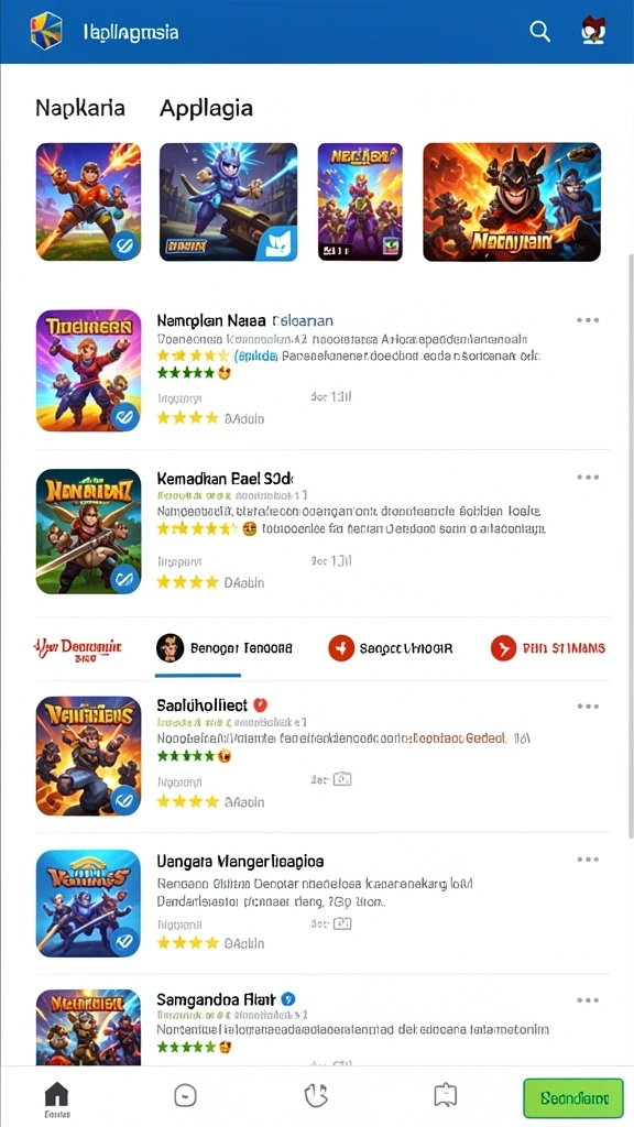 Tampilan awal yang menarik dan mudah dipahami.