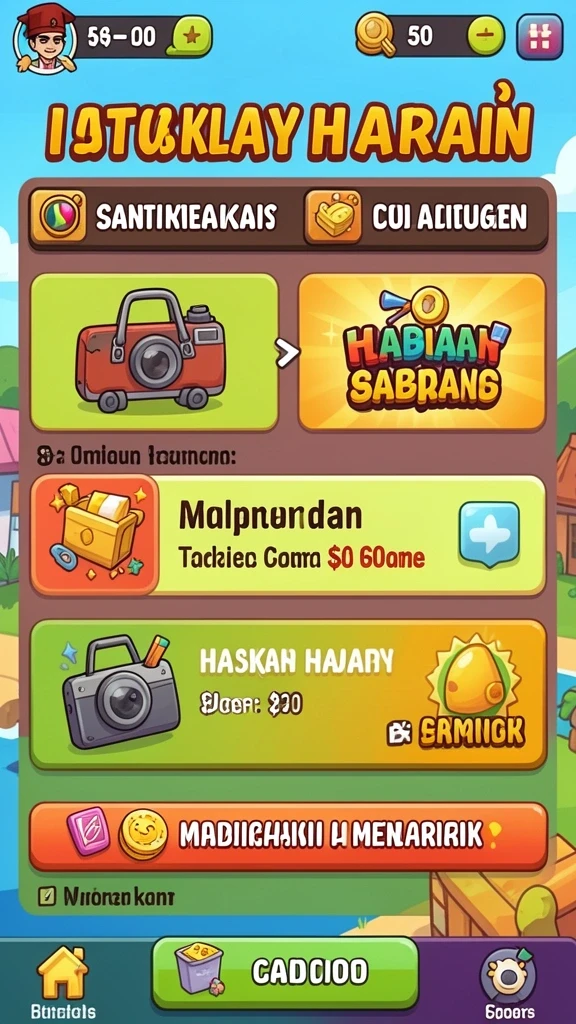 Tampilan antarmuka yang menarik dan mudah digunakan.