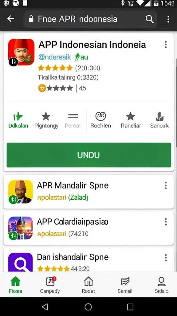 Tampilan antarmuka yang menarik dan modern.