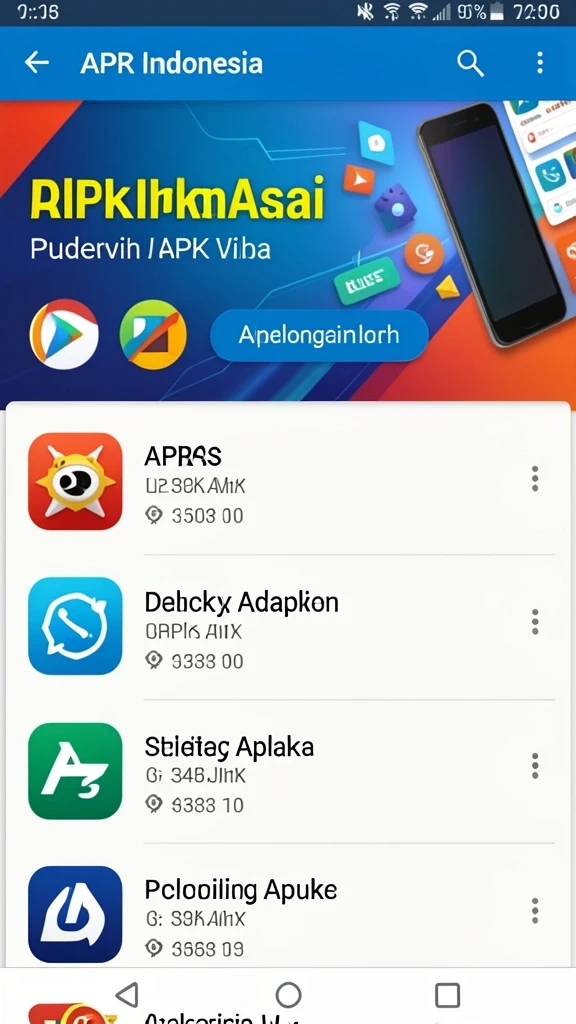 Tampilan awal yang menarik dan mudah dinavigasi.