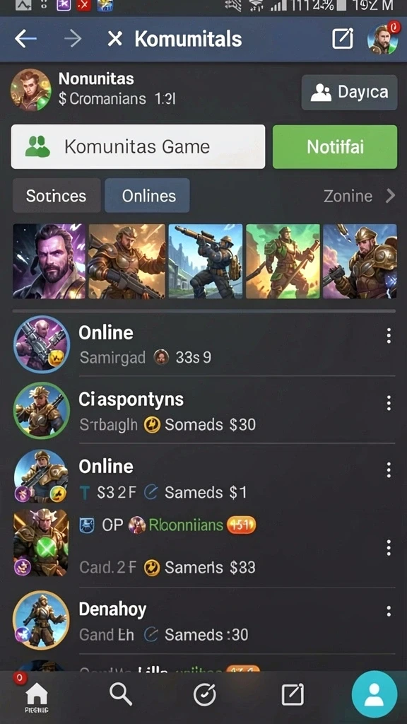Gameplay seru dengan berbagai pilihan permainan.