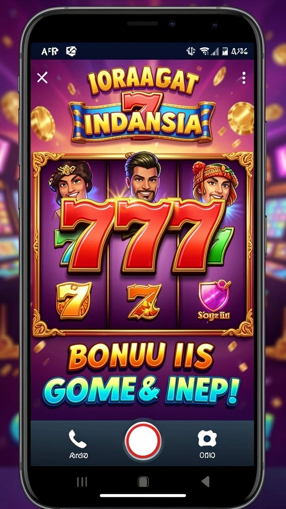 Tampilan awal aplikasi VIO77 yang menarik.