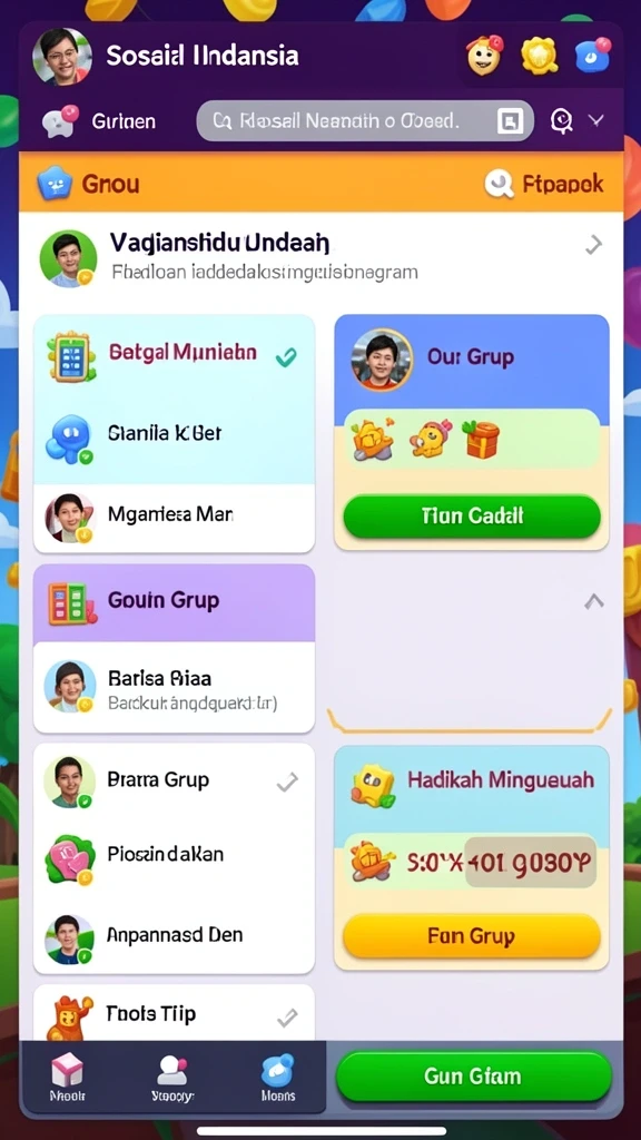 Penggunaan karakter yang unik dalam permainan.