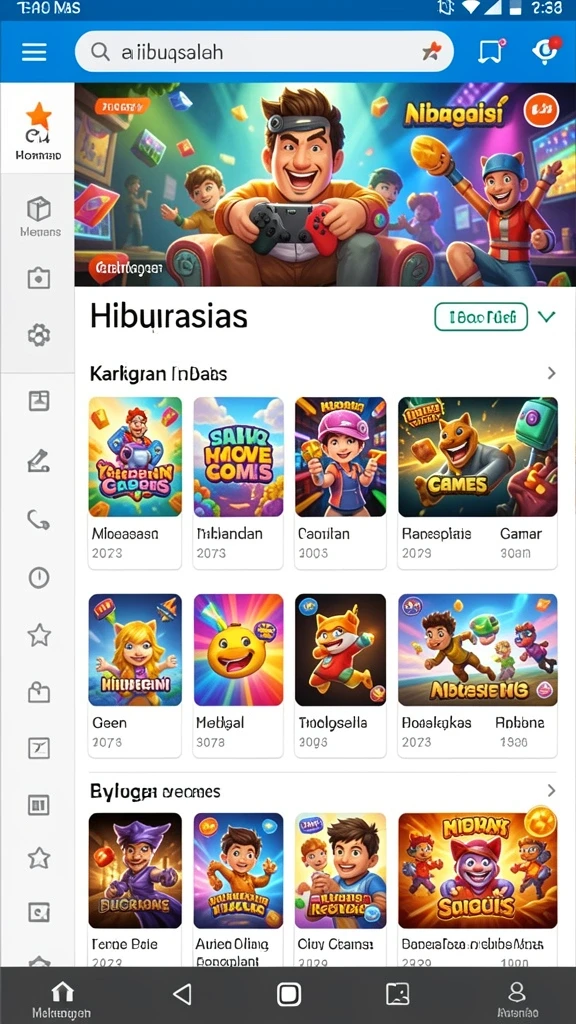 Permainan meja dengan grafik yang realistis.
